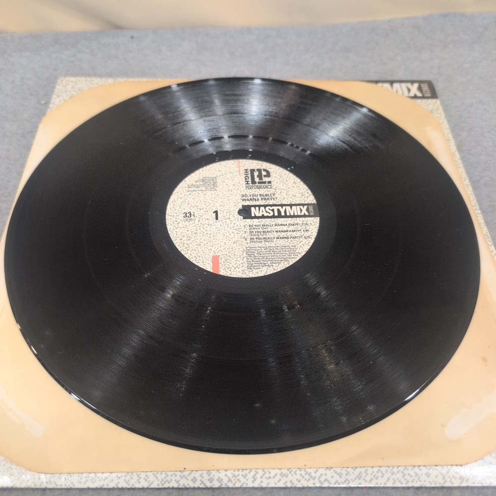 High Performance Do You Really Wanna Party? 12" Vinyl Single Nastymix 1989 VG - Picture 4 of 7